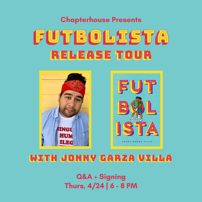 Futbolista Release Tour with Jonny Garza Villa, April 24 @ 6PM CT